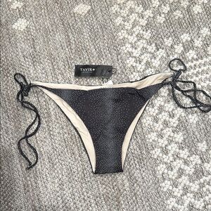 Tavik Black and White Bikini Bottom